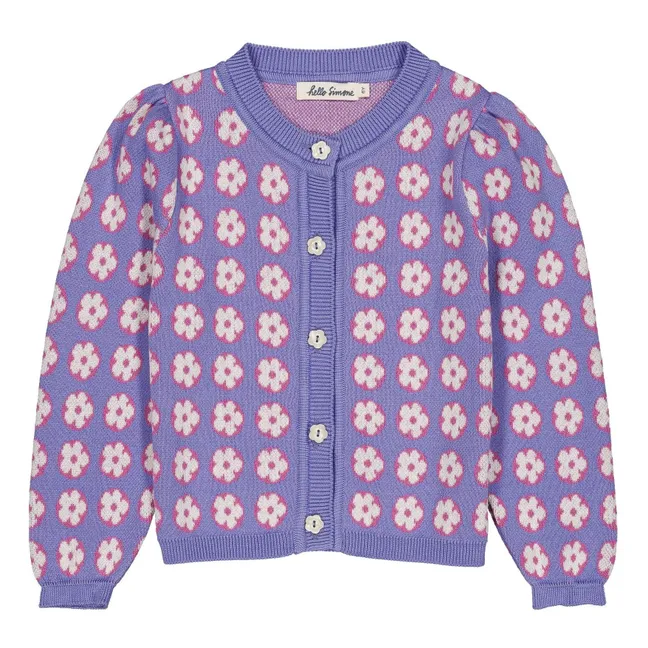 Lison Fleuri cardigan | Lavender