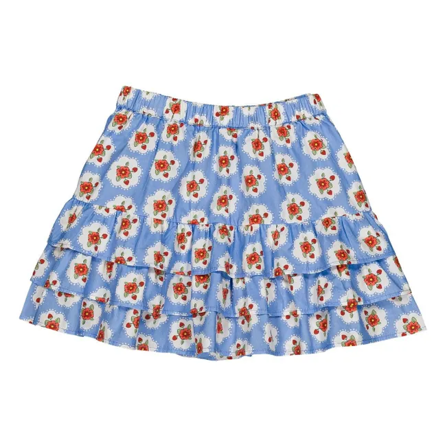 Jupe Lea Fleurie | Bleu