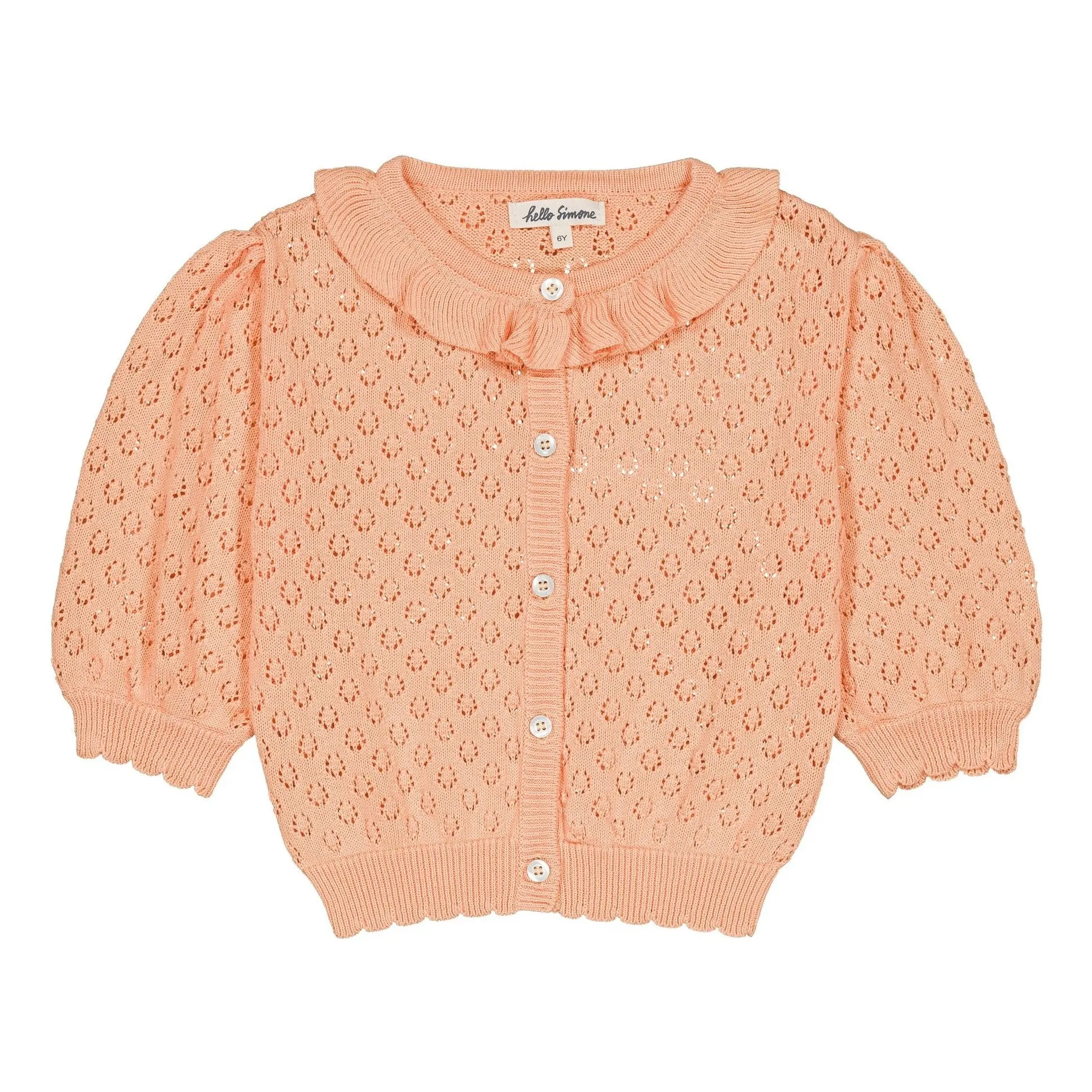 Hello Simone Peach Lia Vest