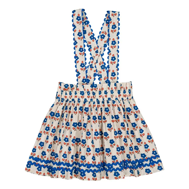 Falda sin tirantes Hydra Floral | Blanco