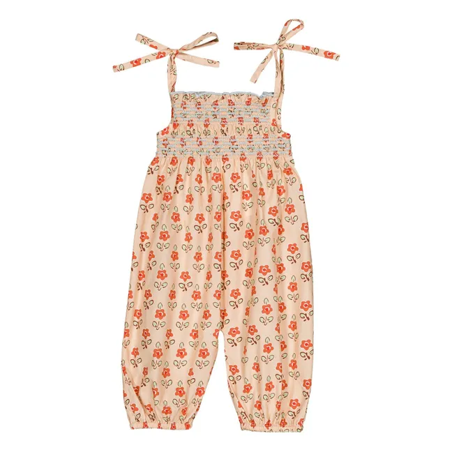 Combinaison Elisette Fleurie | Abricot