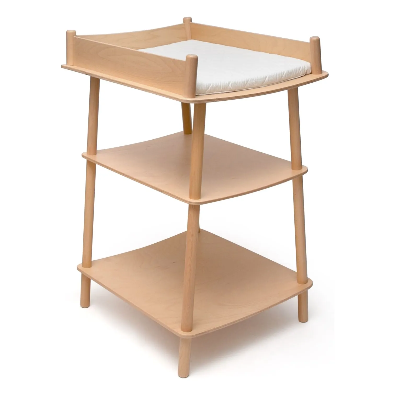 Charlie Crane Beech Pago Changing Table With Mattress