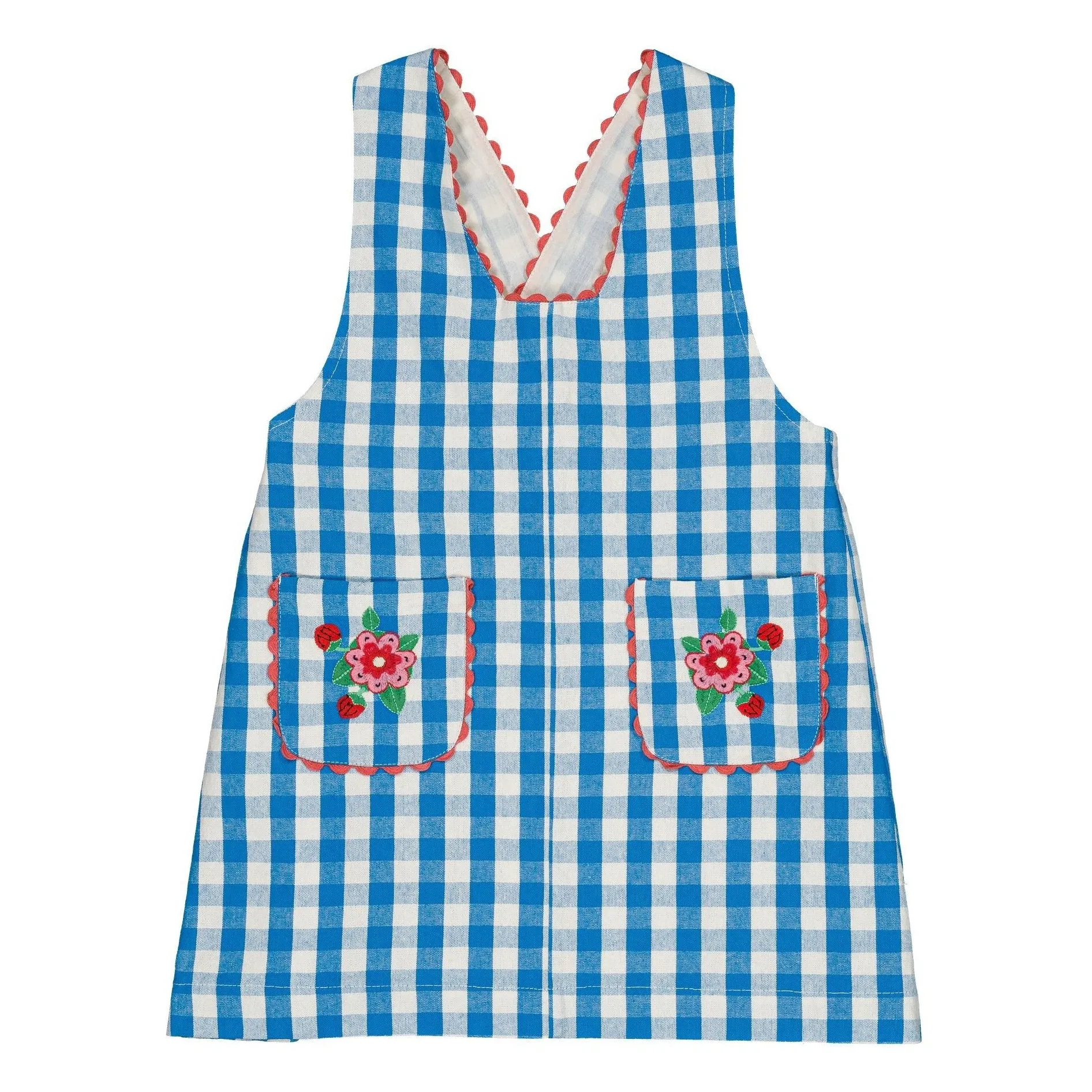 Hello Simone Blue Christie Vichy Dress