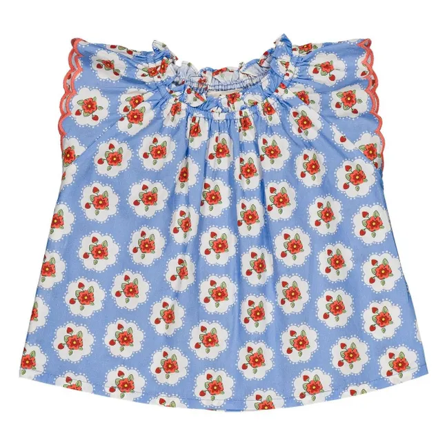 Robe Anthea Fleurie | Bleu