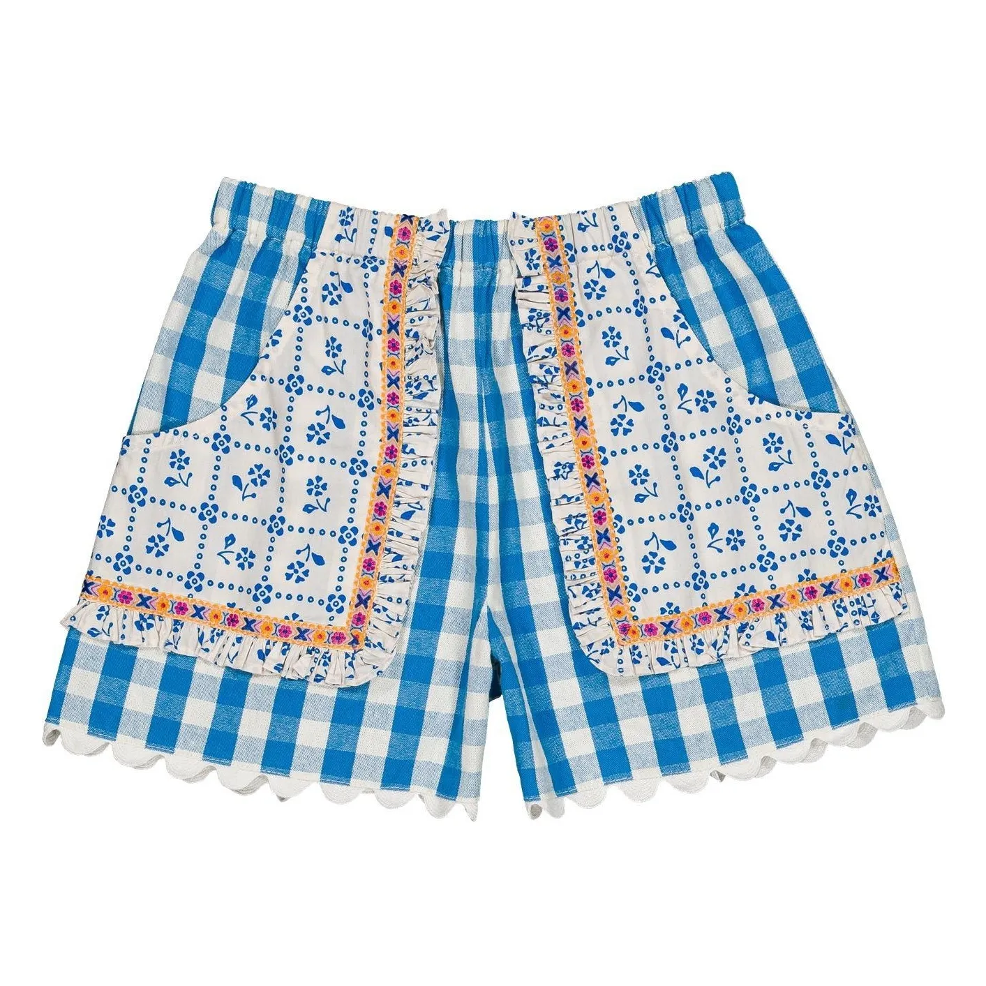 Hello Simone Blue Talitha Vichy Shorts