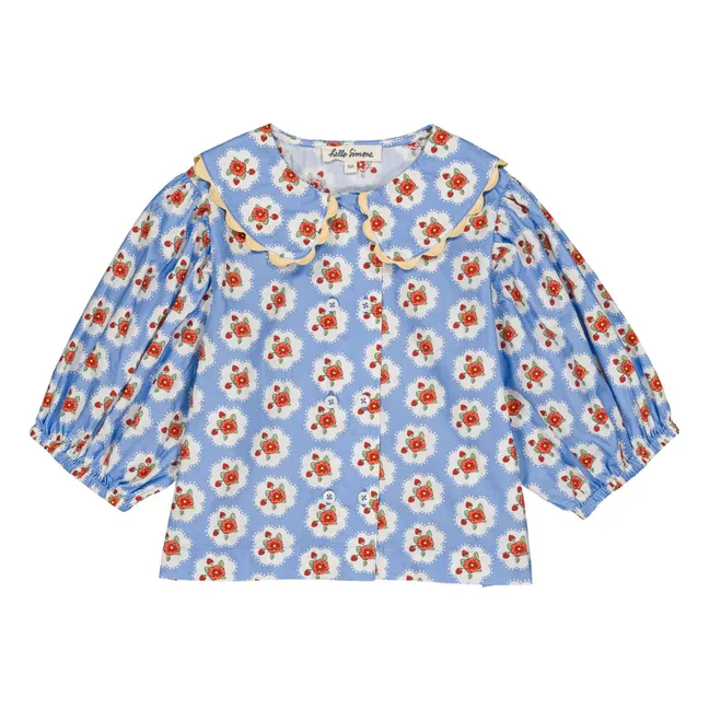 Pia Blouse Fleurie | Blue