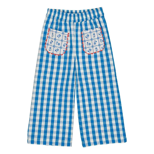 Pantalones Mouna Vichy | Azul