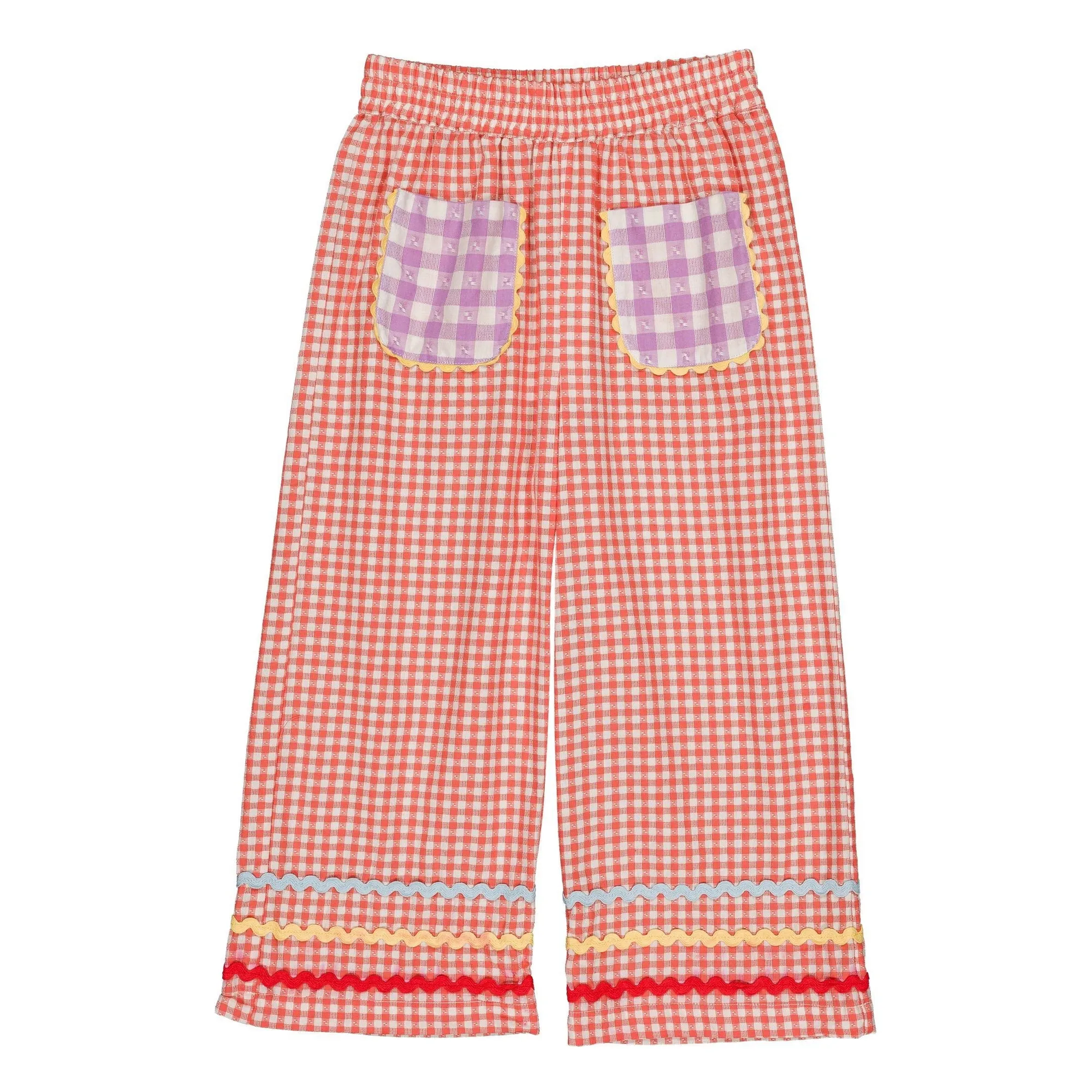 Hello Simone Red Mouna Vichy Pants