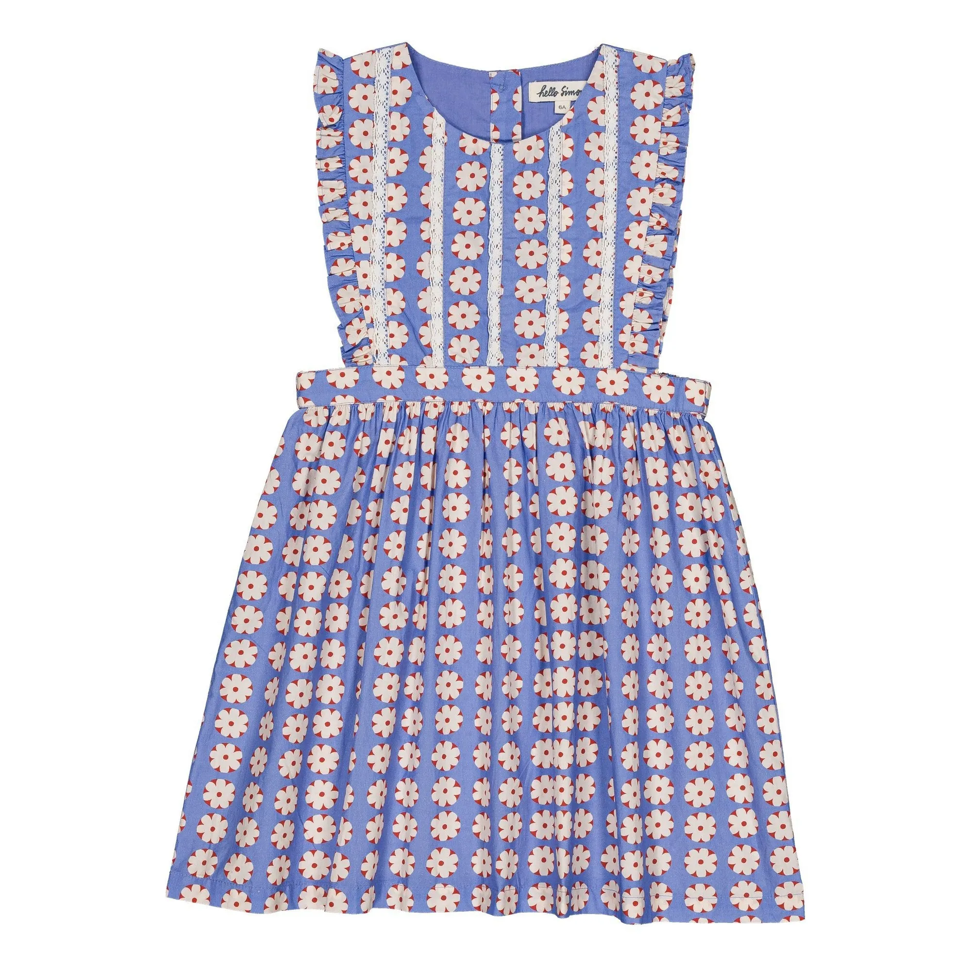 Hello Simone Blue Minouche Fleurie Dress