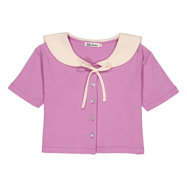 Blusa Sailor Algodón orgánico | Lavanda