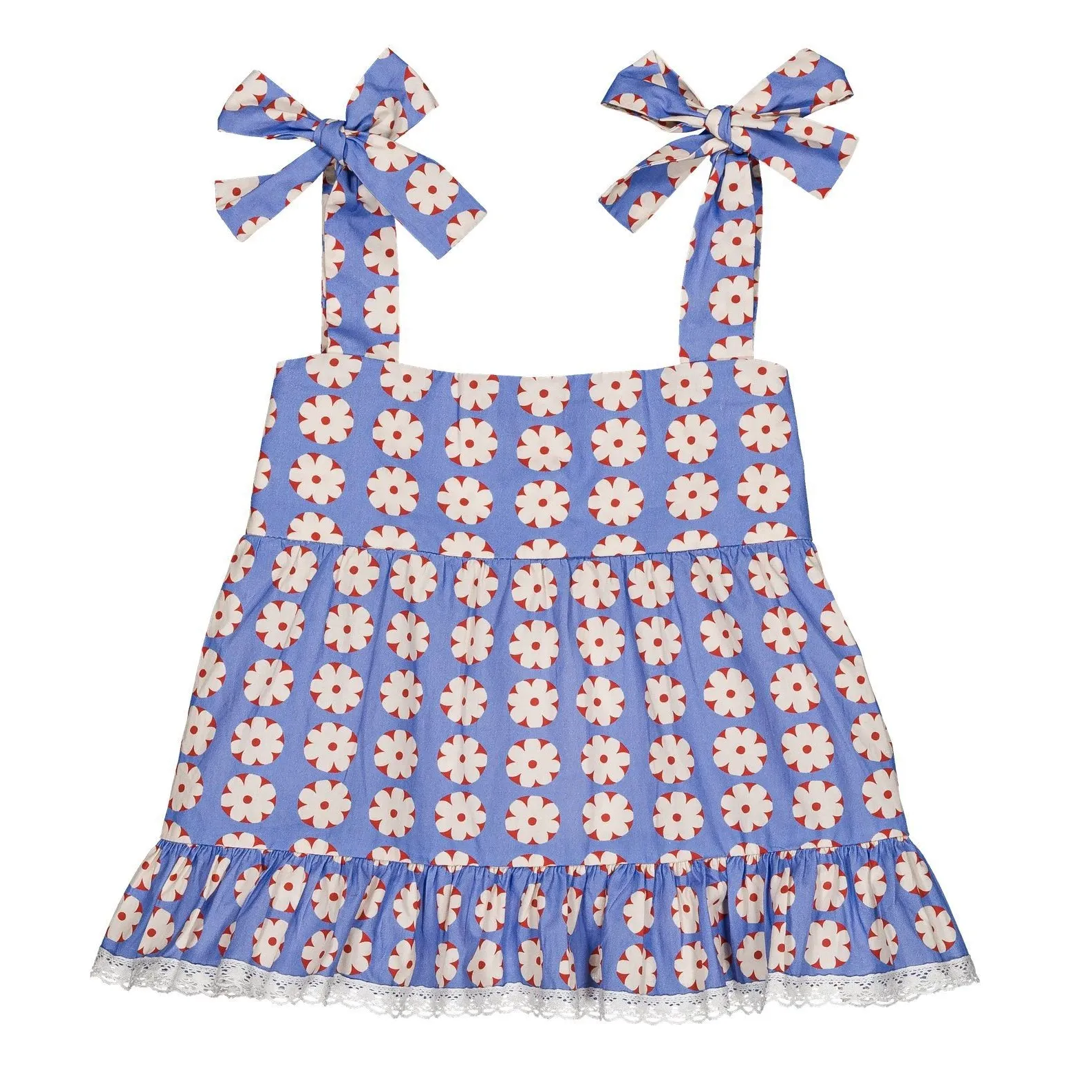 Hello Simone Blue Top Lucie Fleuri