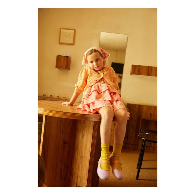 Robe Zora Vichy | Rouge