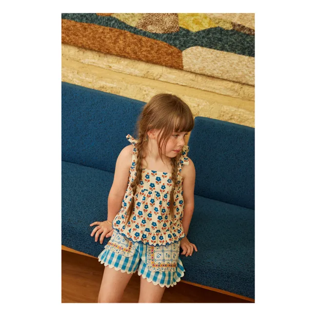 Talitha Vichy shorts | Blue