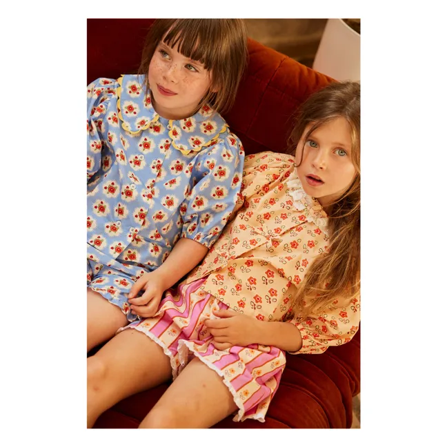 Blouse Pia Fleurie | Bleu