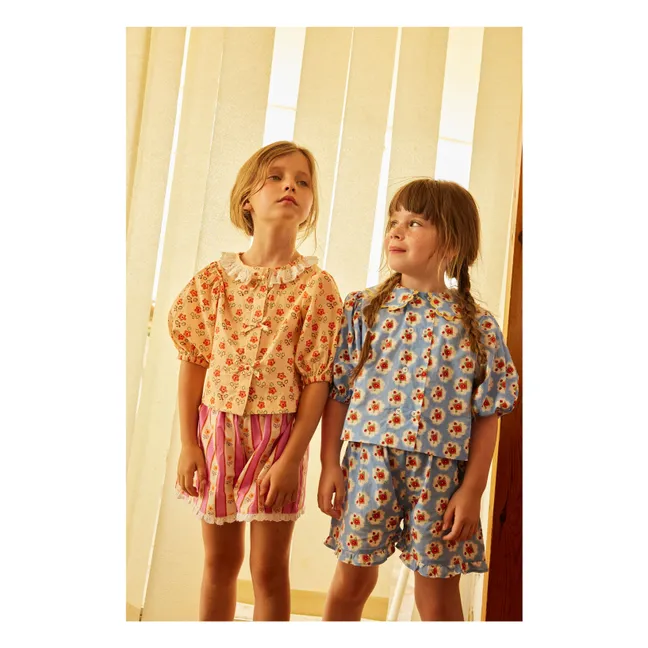 Pia Blouse Fleurie | Apricot