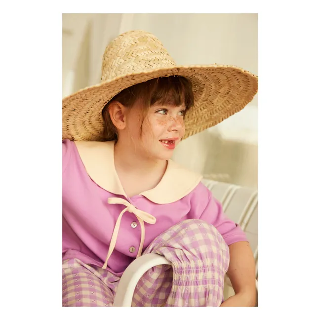 Blusa Sailor Algodón orgánico | Lavanda