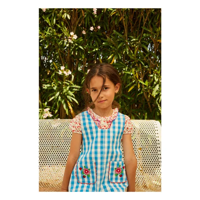 Robe Christie Vichy | Bleu