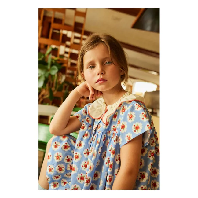 Vestido Charlize Floral | Azul
