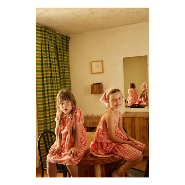 Vestido Zora Vichy | Rojo