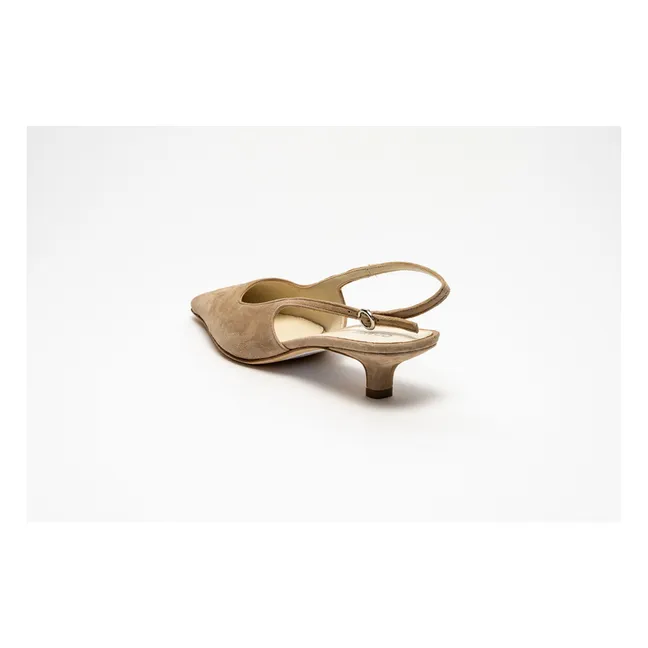 Slingback Anna Sweden | Taupe brown