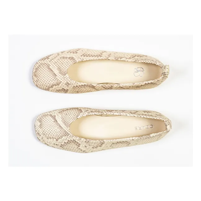 Ballerinas Bobette Python | Grau