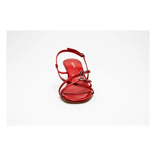 Sandalias Blanca | Rojo