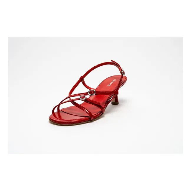 Sandalias Blanca | Rojo