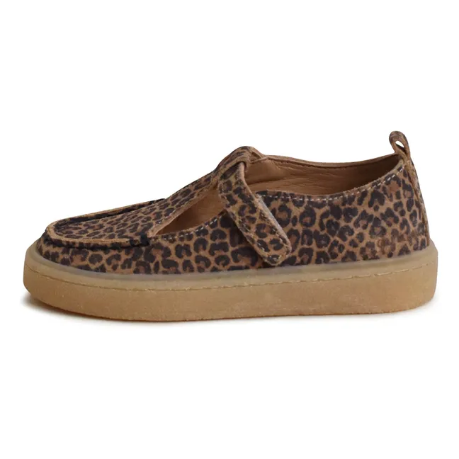 Mocassins Du Tilly Léopard Suede | Marron
