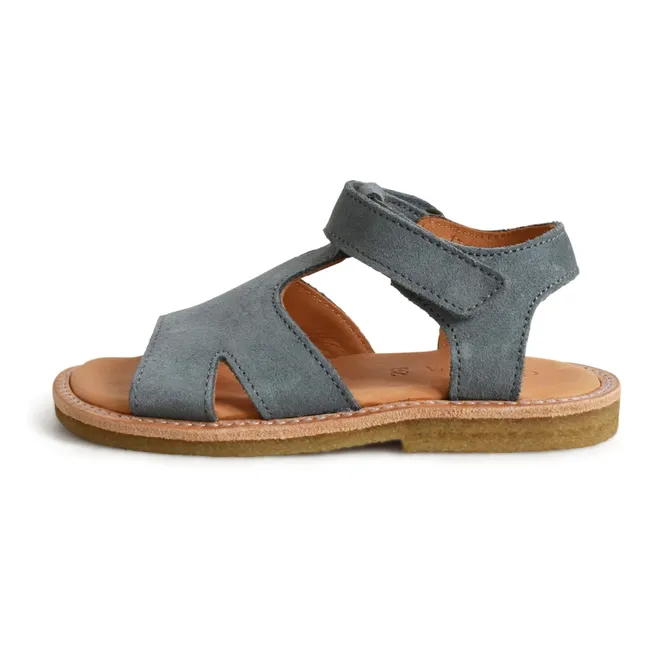 Sandalias Du Alfie Suede | Azul Gris