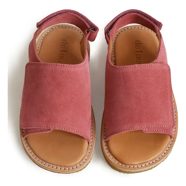 Sandales Du Veda Suede | Bois de rose