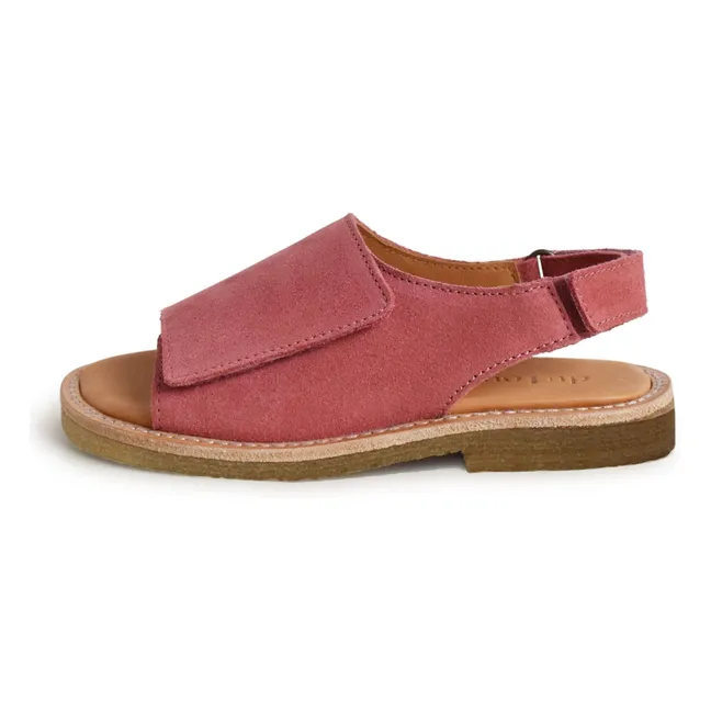 Sandales Du Veda Suede | Bois de rose