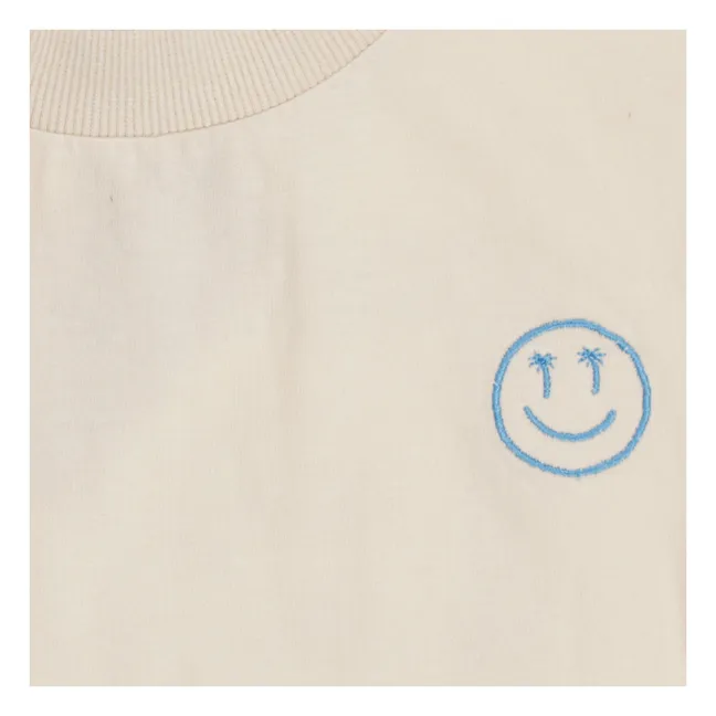 Camiseta Paradise Islands Oversize Algodón orgánico | Crudo