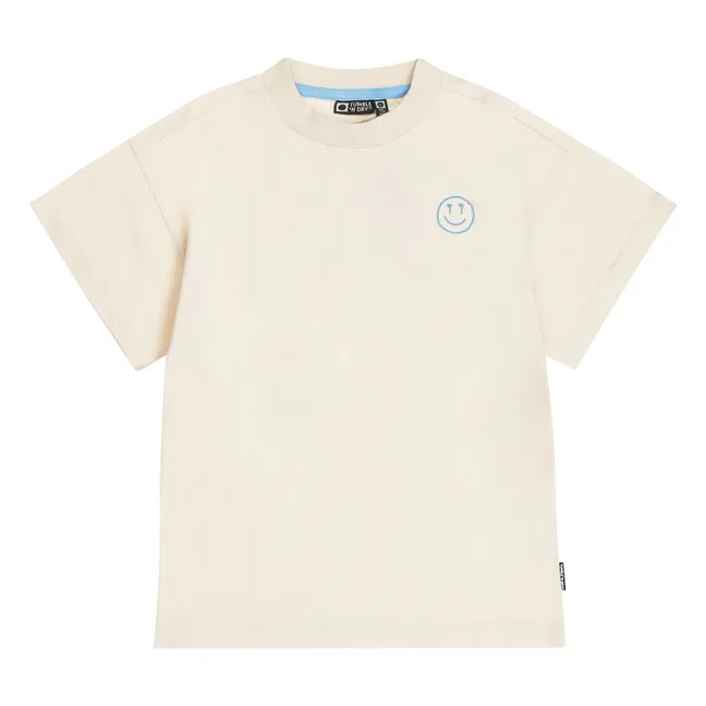 Camiseta Paradise Islands Oversize Algodón orgánico | Crudo