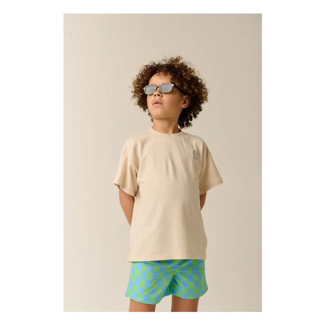 Camiseta Paradise Islands Oversize Algodón orgánico | Crudo