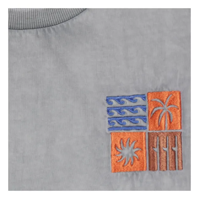 Camiseta Sunbury Oversize Algodón orgánico | Gris Claro