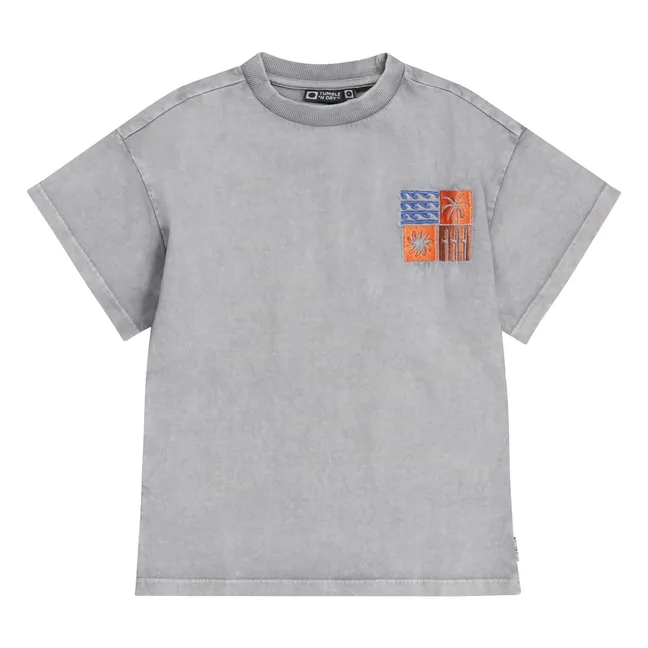 Camiseta Sunbury Oversize Algodón orgánico | Gris Claro