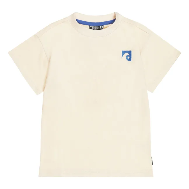 Camiseta oversize Whitsundays Algodón orgánico | Crudo