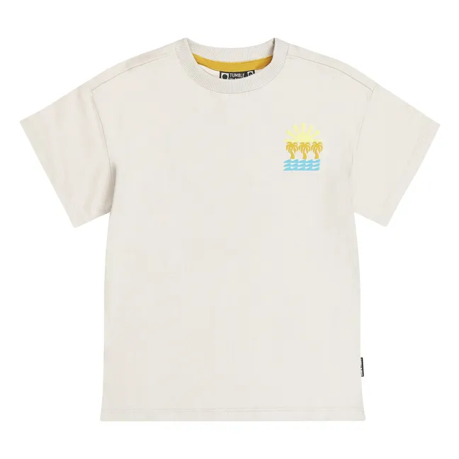 T-shirt Oversize Saltwater Coton Recyclé | Ecru
