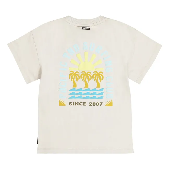 T-shirt Oversize Saltwater Coton Recyclé | Ecru