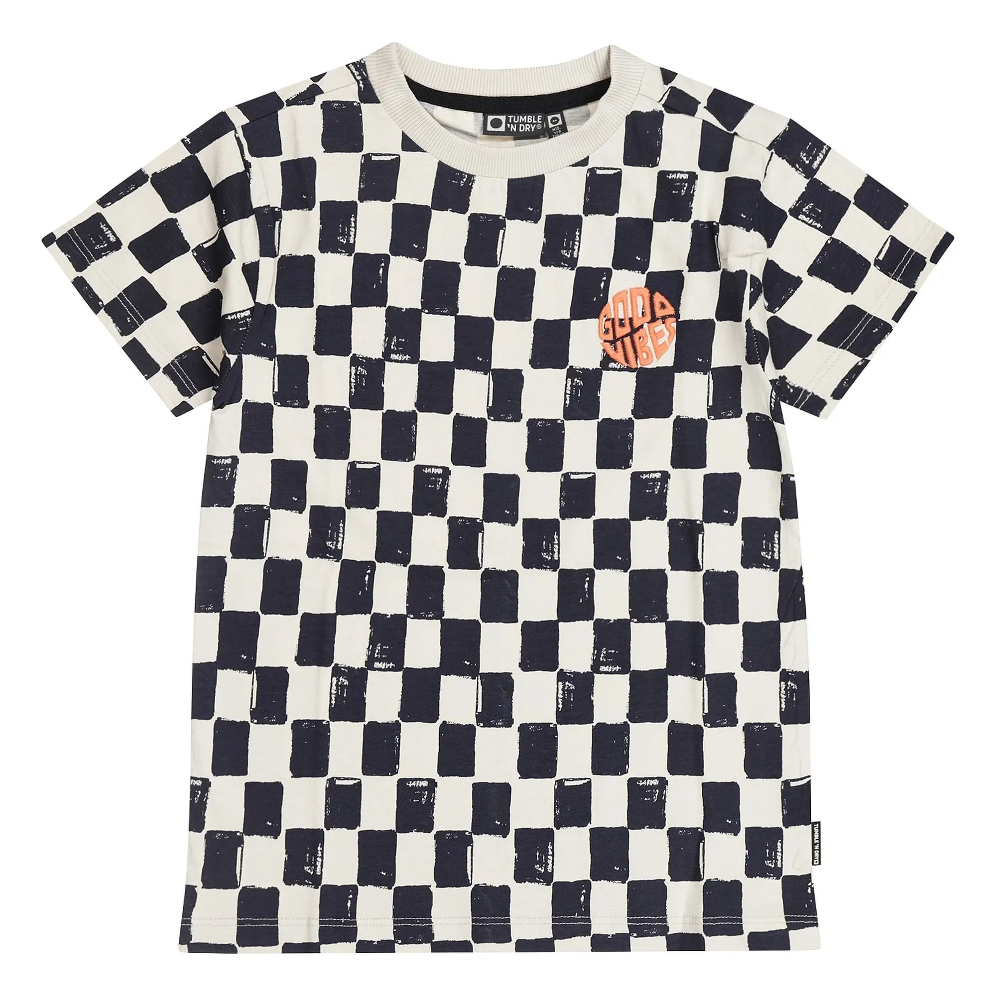 Tumble N'dry Dark Blue Shallow T-Shirt Organic Cotton