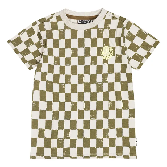 Camiseta Shallow Algodón orgánico | Marrón Kaki
