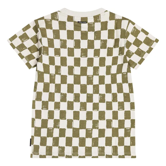 Camiseta Shallow Algodón orgánico | Marrón Kaki