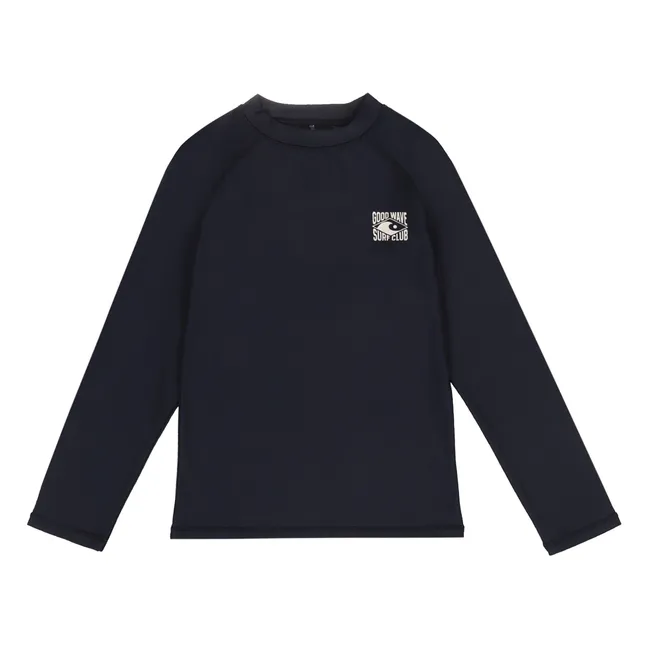Camiseta de baño Santiago de fibra reciclada con protección UV | Azul oscuro