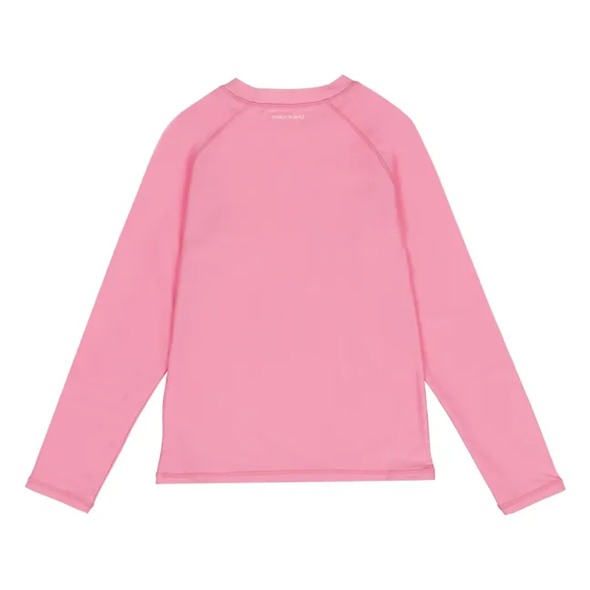 Santiago Recycled Fiber UV Protection Bath T-Shirt | Pink