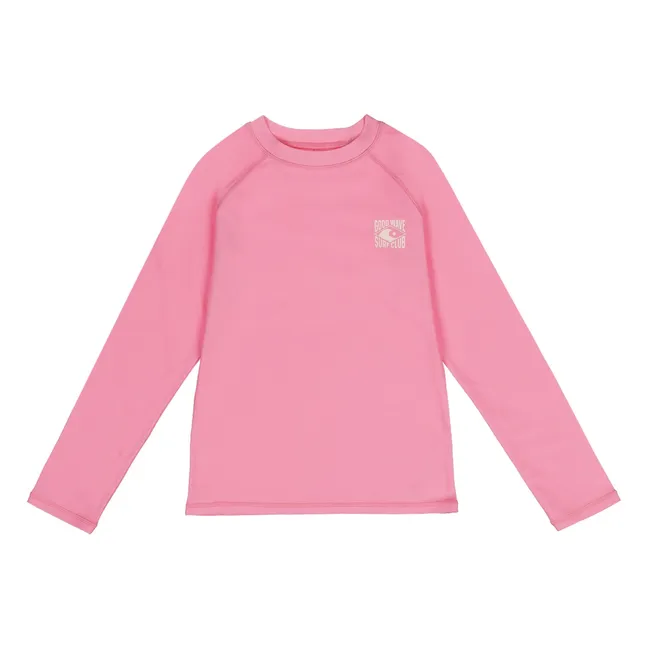 Santiago Recycled Fiber UV Protection Bath T-Shirt | Pink