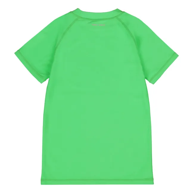T-shirt de Bain Anti-UV Piaui Fibres Recyclées | Vert
