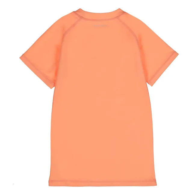 T-shirt de Bain Anti-UV Piaui Fibres Recyclées | Orange