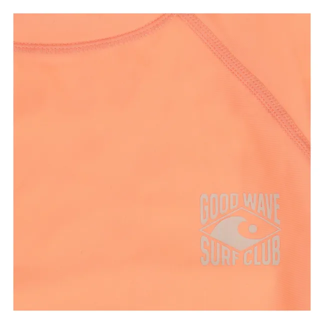 Camiseta de baño con protección UV de fibra reciclada Piaui | Naranja