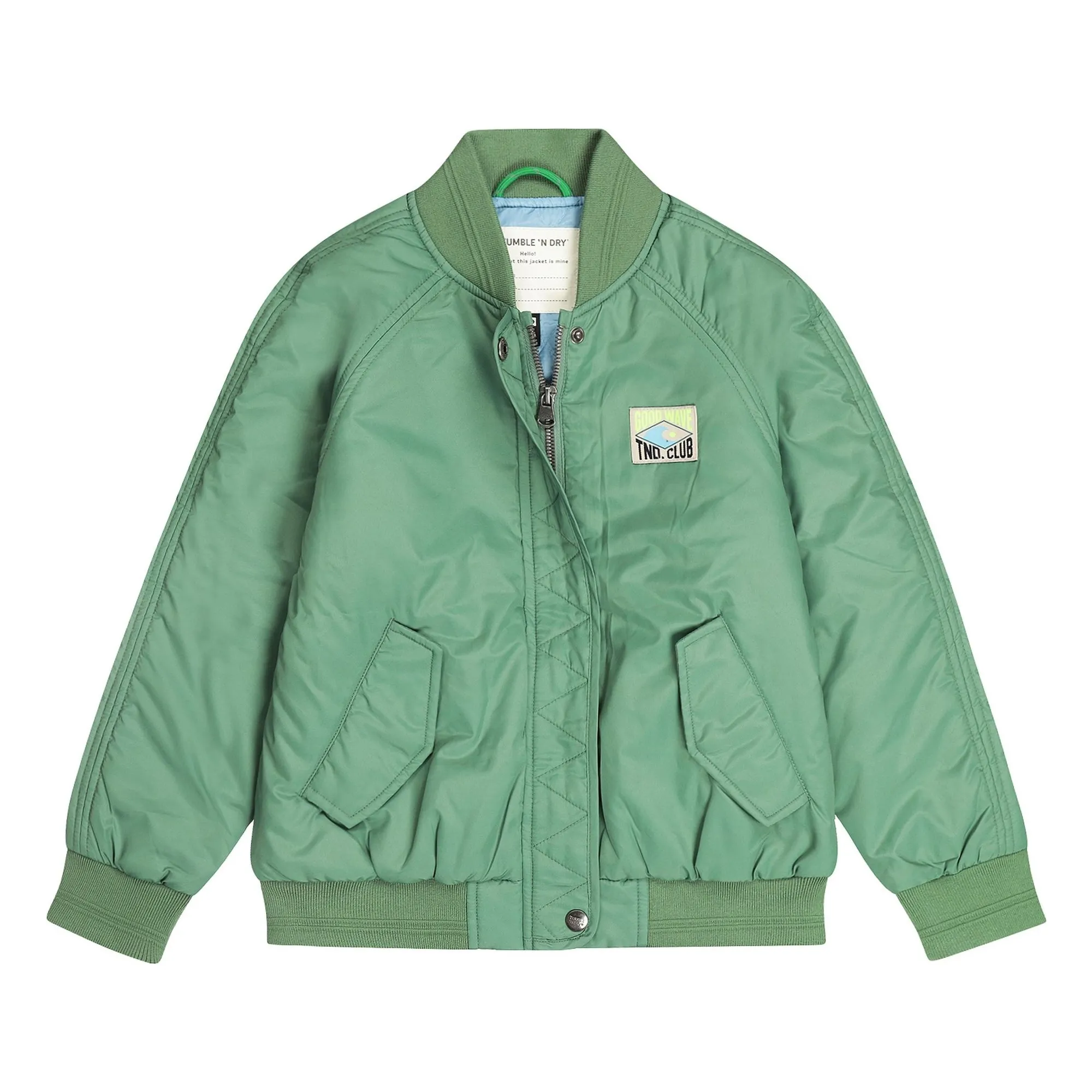 Tumble N'dry Green Seaside Recycled Fiber Bomber