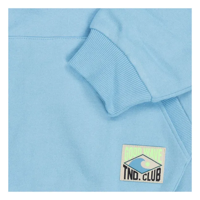 Salty Organic Cotton Hoodie | Light blue